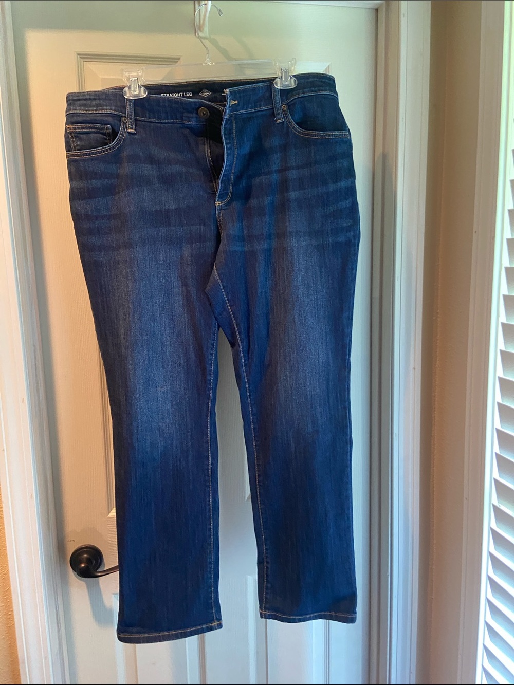 St. John's Bay Women’s Blue Straight Leg Jeans